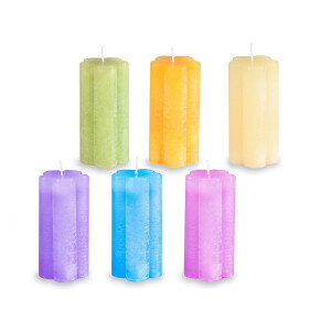 Set 6 lumanari  Ø 4,5 cm x 10 H