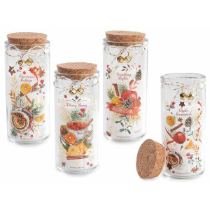 Set 4 lumanari Craciun Ø 6 cm x 14,5 H