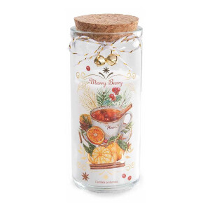 Lumanare parfumata Craciun aroma Fructe Padure II Ø 6 cm x 14,5 H