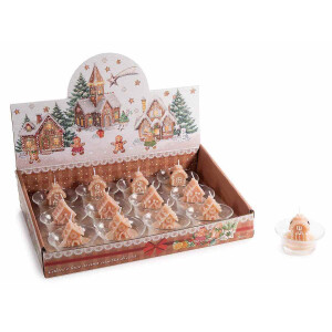 Set 12 candele Craciun Ø 6,5 x 5 H