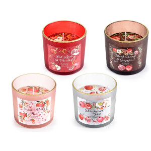 Set 4 lumanari parfumate Ø 7,5 cm x 7,5 H