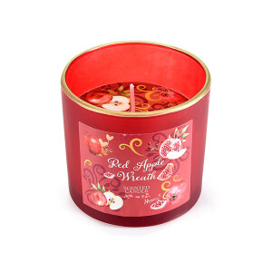 Lumanare parfumata in borcan sticla aroma Rodie, Mar Ø 7,5 cm x 7,5 H