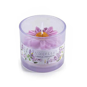 Lumanare parfumata aroma Flori de Iris Ø 7 cm x 6 H