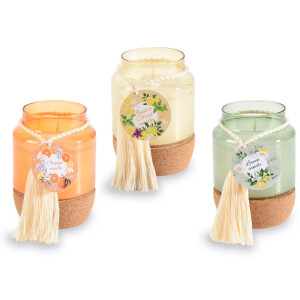 Set 3 lumanari parfumate Ø 6,5 cm x 9,5 H