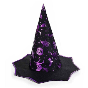 Palarie Halloween poliester multicolor Ø 39 cm x 34 H