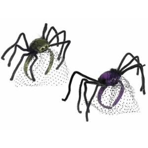 Set 2 cordelute Halloween Paianjeni cm 11,5 x 18 H