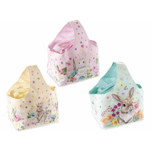 Set 3 gentute Paste textil multicolor 19x14x15 cm