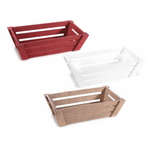 Set 6 cosuri depozitare lemn 22x13x6 cm