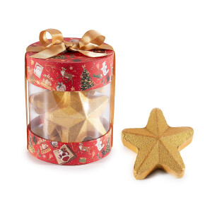 Set cadouri cosmetice Craciun 5 bombe baie 9x13 cm