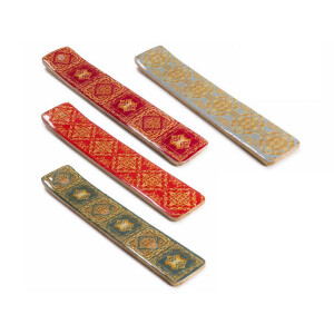 Set 4 suporturi betisoare parfumate lemn mango multicolor cm 5 x 26 H