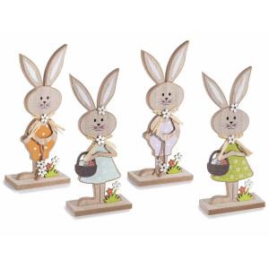 Set 4 figurine Iepurasi Paste 10x5x23.5 cm