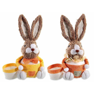 Set 2 figurine Iepurasi Paste 14x9x20 cm