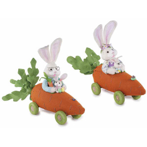 Set 2 figurine Iepurasi Paste 130x40x100 cm