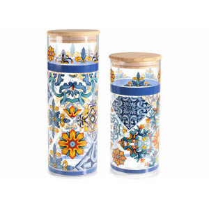 Set 2 borcane Maiolica 10x27.5 cm, 10x23 cm