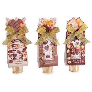 Set 3 creme maini cadou Craciun cm 5 x 4 x 15 H, 30 ml