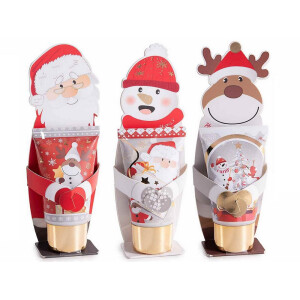Set 3 creme maini aroma Craciun cm 5 x 3 x 14 H, 25 ml