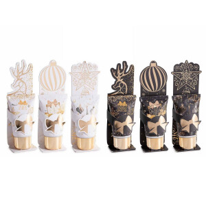 Set 6 creme maini aroma Craciun in cutie cadou cm 5 x 3 x 14 H, 25 ml