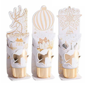 Set 3 creme maini aroma Craciun in cutie cadou cm 5 x 3 x 14 H, 25 ml