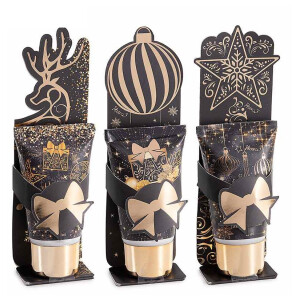 Set 3 creme maini aroma Craciun in cutie cadou II cm 5 x 3 x 14 H, 25 ml
