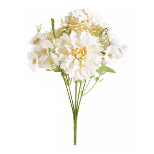 Buchet Dalia artificiala multicolor 30 cm