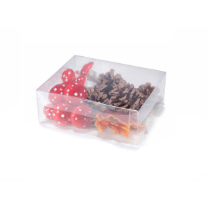 Set 20 Ciupercute, Conuri, Frunze 3x3.5 cm, 8x8 cm, 5x4.5 cm