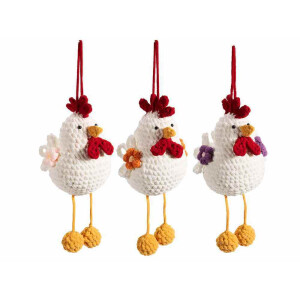 Set 3 figurine Gaini textil multicolor 12x13x16 H 