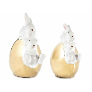 Set 2 decoratiuni Paste 11x8x15 cm, 9x7x12.5 cm