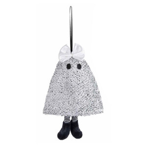 Decoratiune Halloween Fantoma textil multicolor II cm 17 H