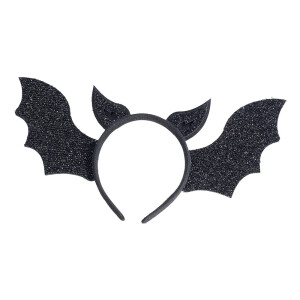 Cordeluta Halloween textil negru cm 33 x 18 H