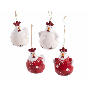 Set 8 figurine Gaini decorative ceramica multicolora 6x6x7.5 cm