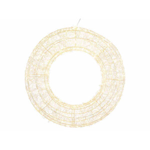 Coronita metal 960 leduri, 60 cm