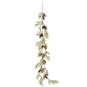 Ghirlanda Craciun brad artificial conuri 1.25 m