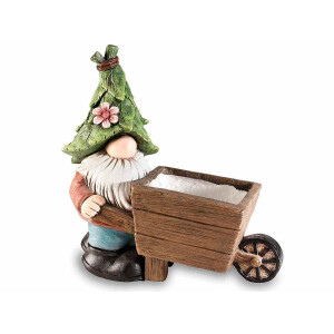 Figurina Gnom ceramica multicolora 31x14x32.5 cm
