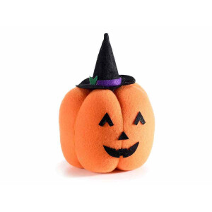 Dovleac Halloween textil multicolor Ø13,5cmx19H