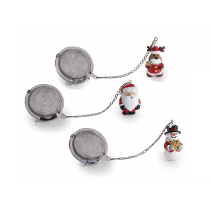 Set 3 infuzoare ceai, Craciun  2 x 1,5 x 4 H
