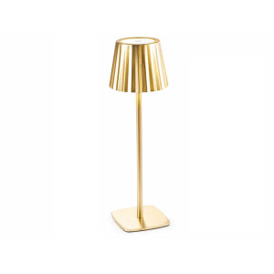 Veioza cu led fier auriu  Ø 11 cm x 37 H