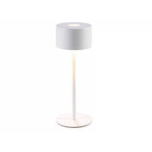 Veioza cu led fier alb Ø 9 cm x 25 H