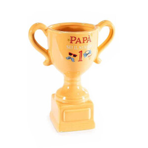 Cupa cadou ceramica multicolora Papa cm 12 x 7 x 14,5 H
