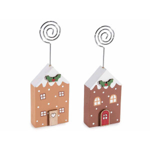 Set 16 Casute Craciun memo clip 5x2x14.5 cm