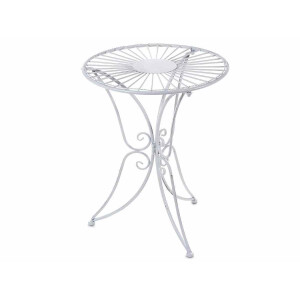 Masa fier alb patinat 44x54 cm