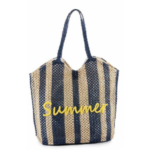 Geanta plaja multicolora Summer cm 48x18x64 H