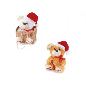 Set 2 figurine Ursuleti textil multicolor cm 8 x 7 x 11 H