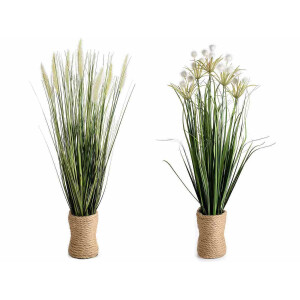 Set 2 plante artificiale in ghiveci 9x63 cm