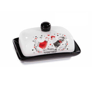 Untiera Chicken ceramica multicolora 17x12x8.5 cm