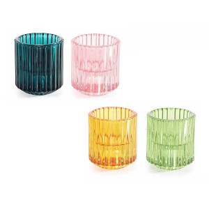 Set 12 candele sticla 5.5x6 cm