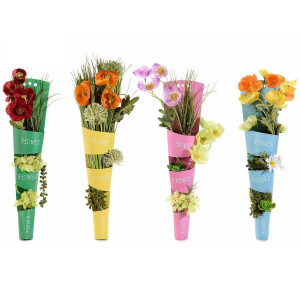 Set 4 buchete flori artificiale 12.5x5x50 cm