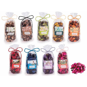 Set 9 pungi Potpourri multiarome cm 8 x 5 x 19 H, 450 gr