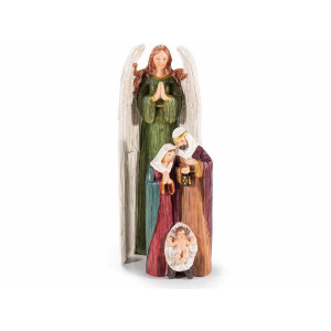 Set 2 figurine religioase polirasina multicolora 9x7.5x24.5 cm