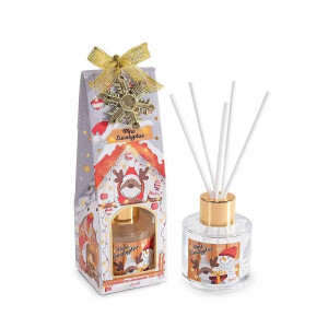 Parfum camera cu betisoare Craciun aroma Eucalipt si Pin Ø 5 cm x 14.5 H, 40 ml
