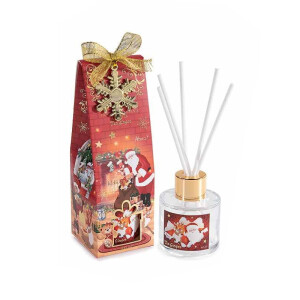 Parfum camera cu betisor Craciun aroma Ceai si Ghimbir Ø 5 cm x 14.5 H, 40 ml